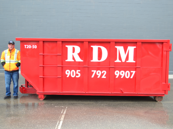 20 Yard-Tall Bin for Brampton and Mississauga from RDM Disposal