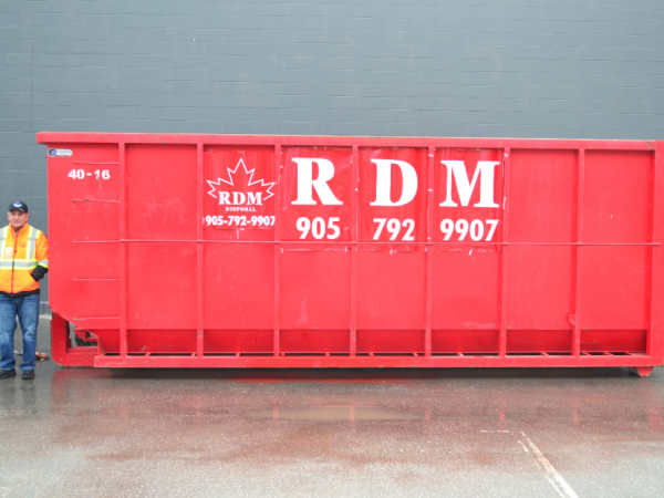 40 Yard Bin for Brampton and Mississauga from RDM Disposal